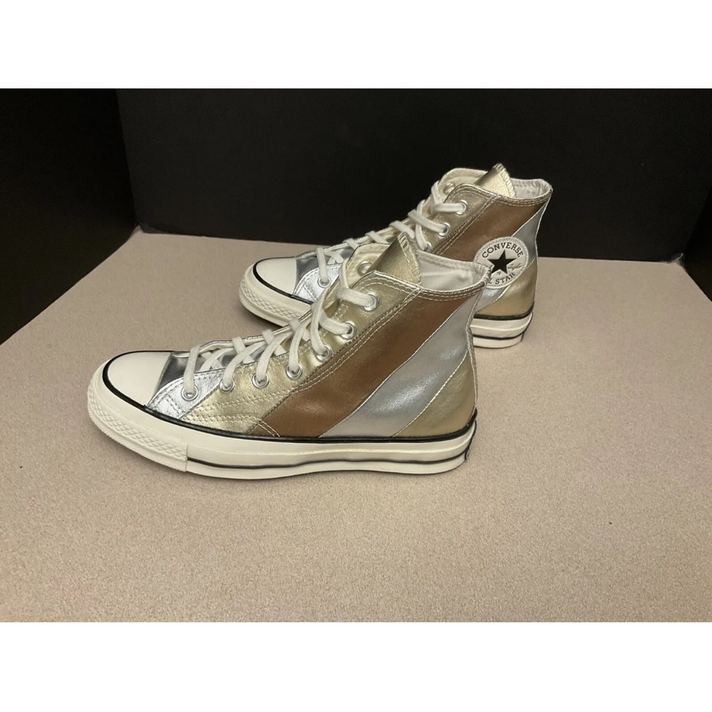 Womens Converse All Star Chuck 70 'Metallic Hi Top Sneakers. Size 7. Awesome!!! - Picture 4 of 9